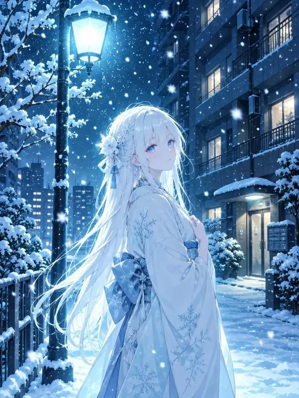 小区门口的雪女室友封面