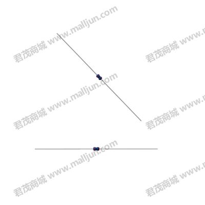 金属膜电阻1/6W ±1% 1.2K
